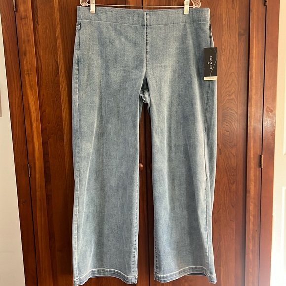 NYDJ Denim - NYDJ Teresa Wide Leg Pull On Jeans